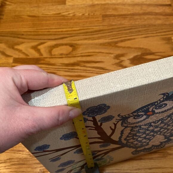 Retro 70s Vibe Bella Dos Santos Cute & Crafty Owl Canvas Art Picture 2012 - Picture 15 of 16